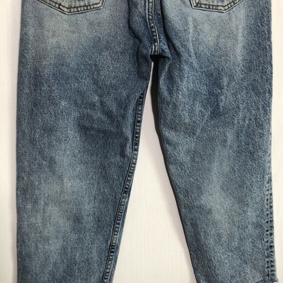 BOYISH The Tommy Jeans Womens 26 Blue Stonewash Stretch Button Fly High Waist - Picture 12 of 15